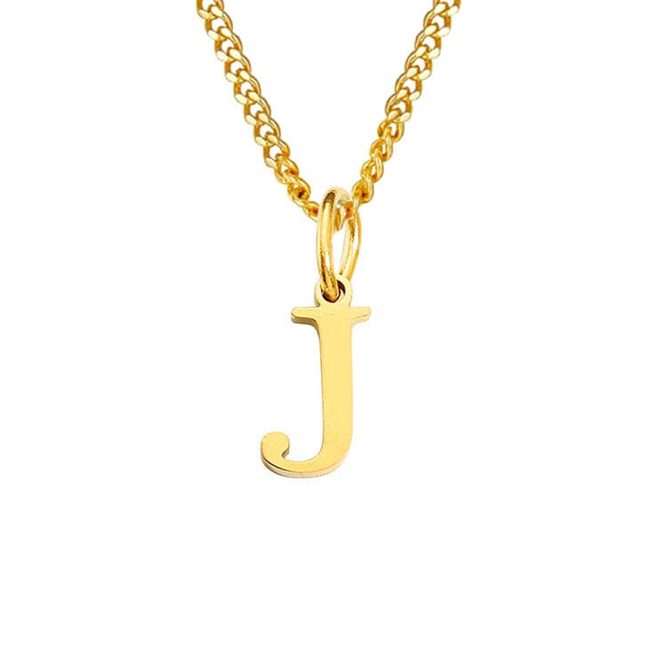Valenzora | Letters All Match 14k Stainless Steel Necklace