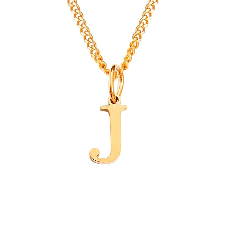 Valenzora | Letters All Match 14k Stainless Steel Necklace
