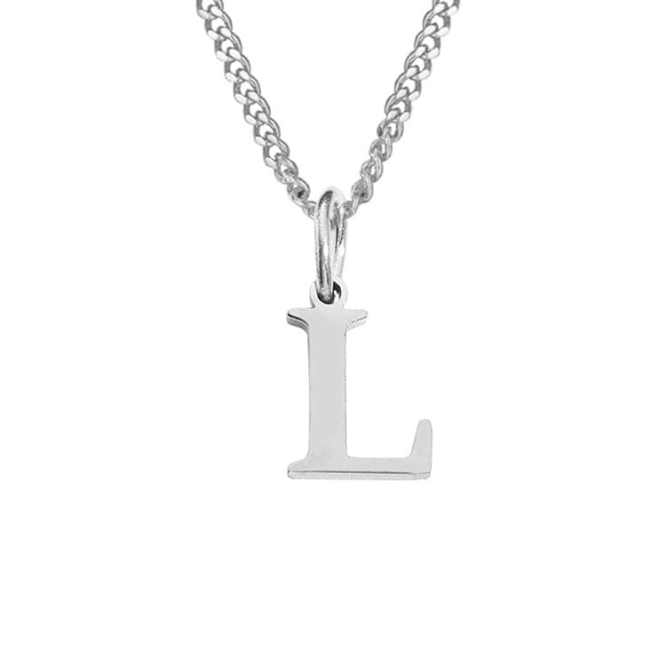 Valenzora | Letters All Match 14k Stainless Steel Necklace