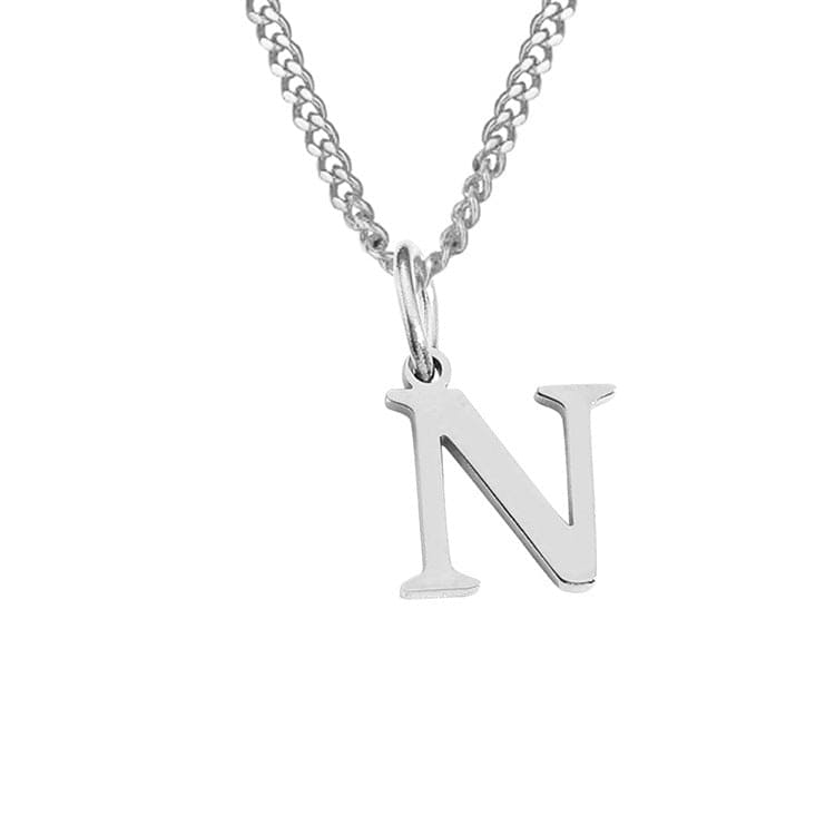 Valenzora | Letters All Match 14k Stainless Steel Necklace