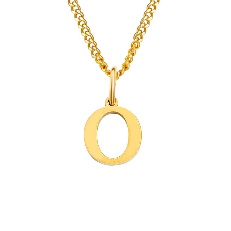 Valenzora | Letters All Match 14k Stainless Steel Necklace