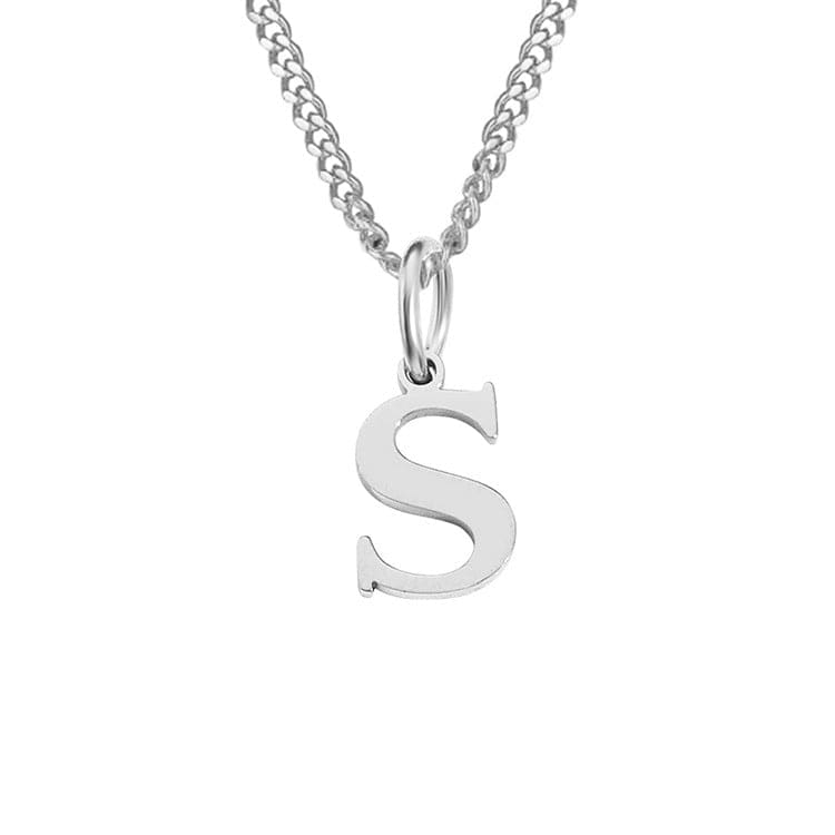 Valenzora | Letters All Match 14k Stainless Steel Necklace
