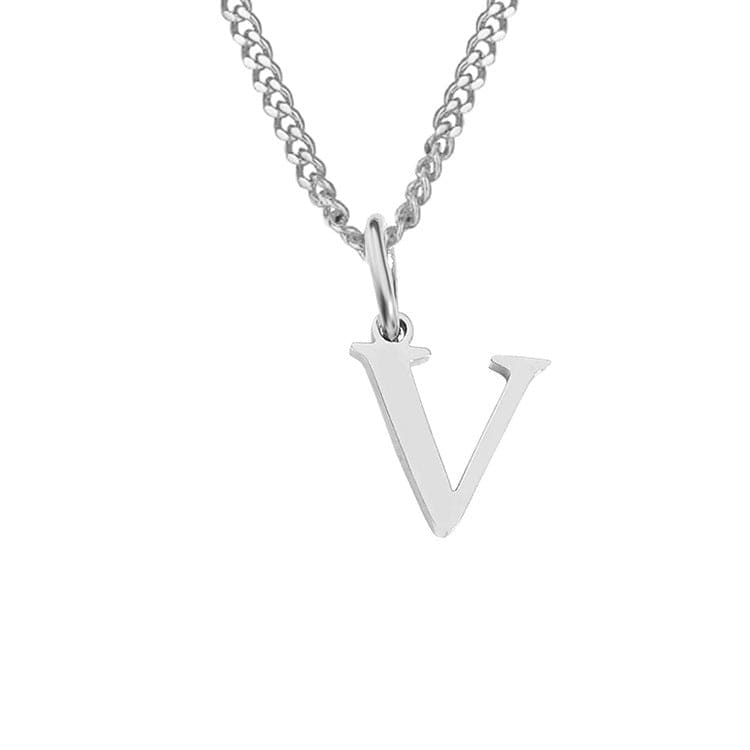 Valenzora | Letters All Match 14k Stainless Steel Necklace