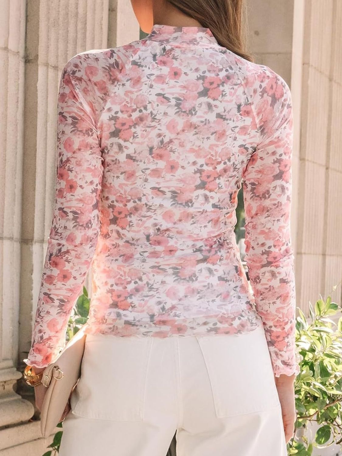 Valenzora | Lovelet Stand-up Collar Long-Sleeve Top