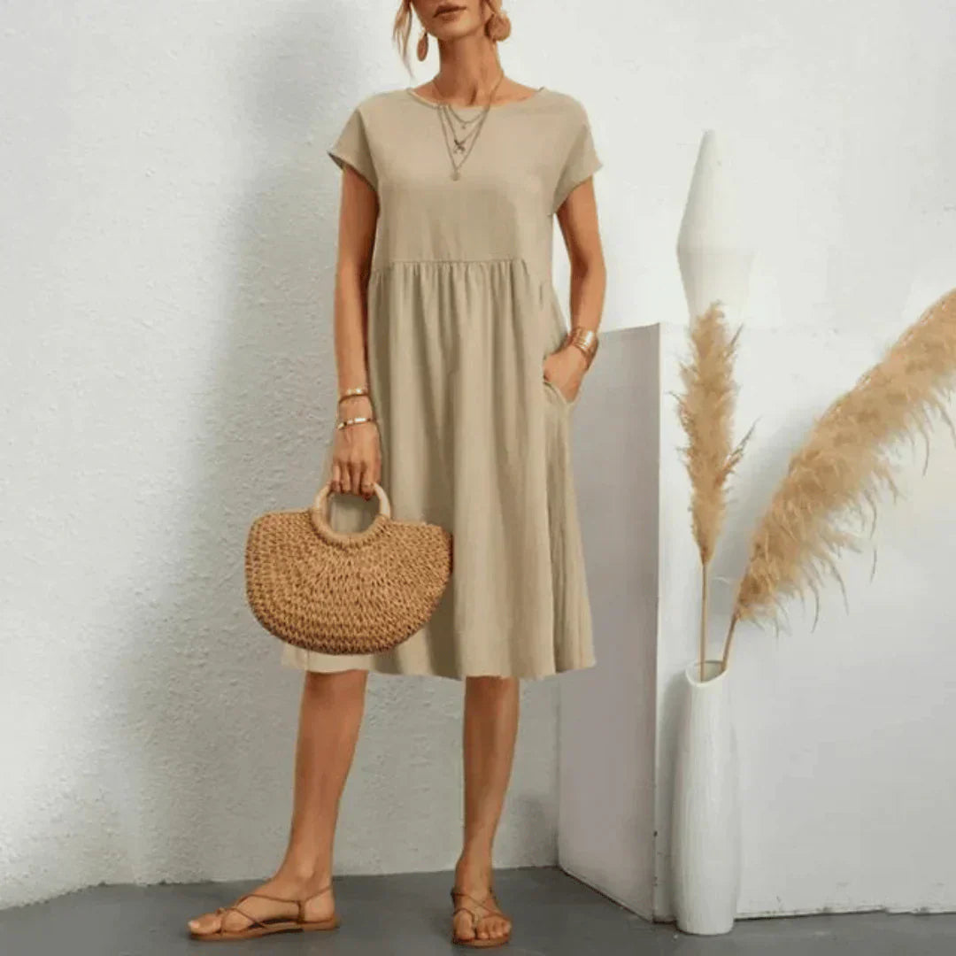 Summer dress made of cotton