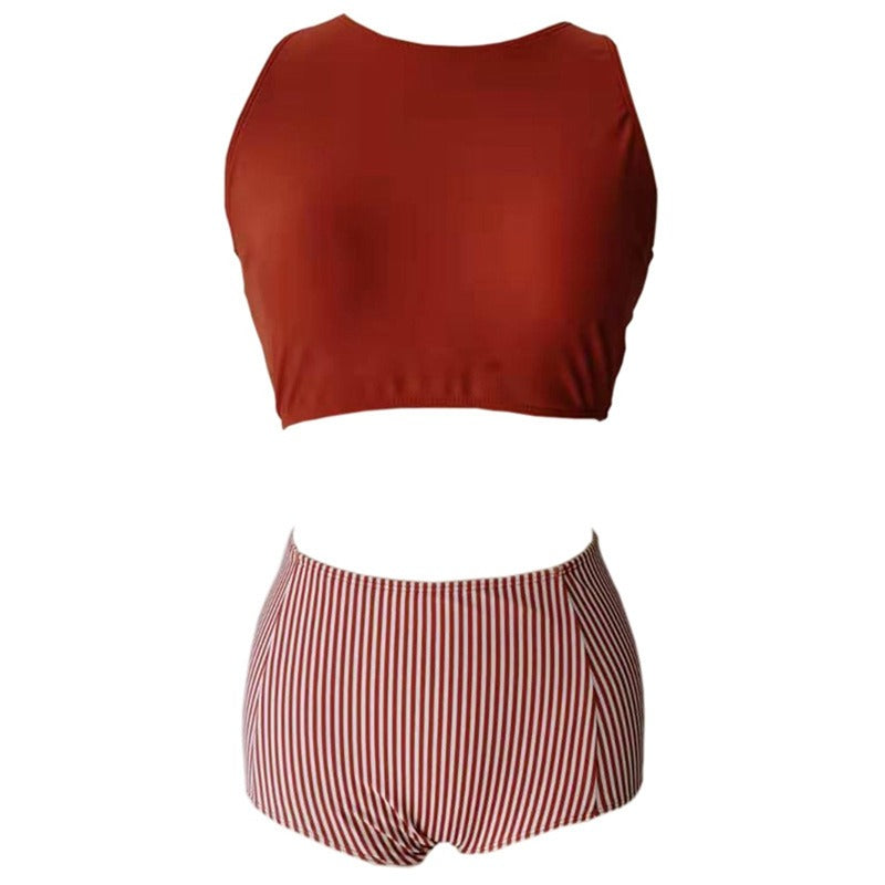 Valenzora | Vintage bikini top high waist