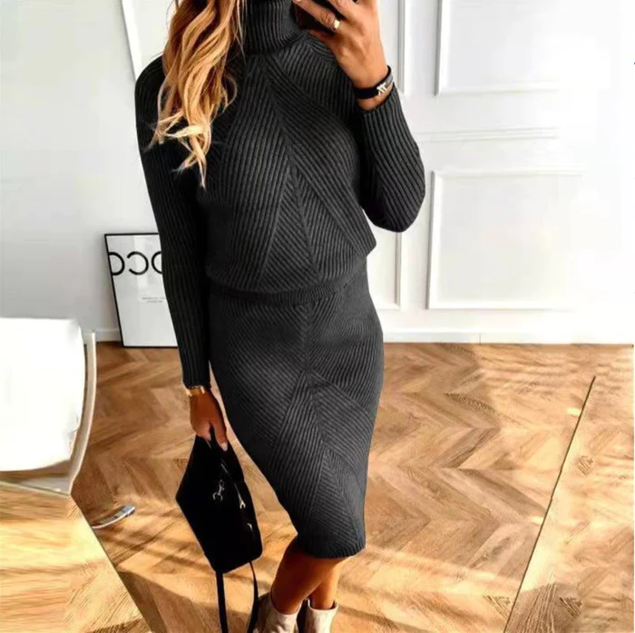 Valenzora | Ribbed Two-Piece Set for Women