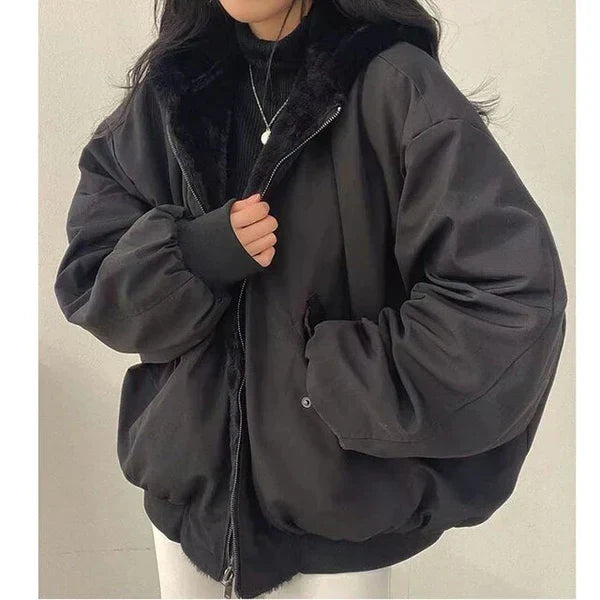 Valenzora | Stylish thick jacket with reversible function