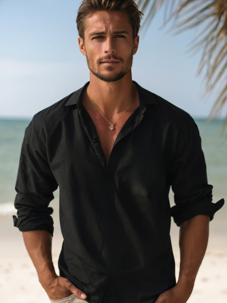 Valenzora | Linen shirt with breathable fabric