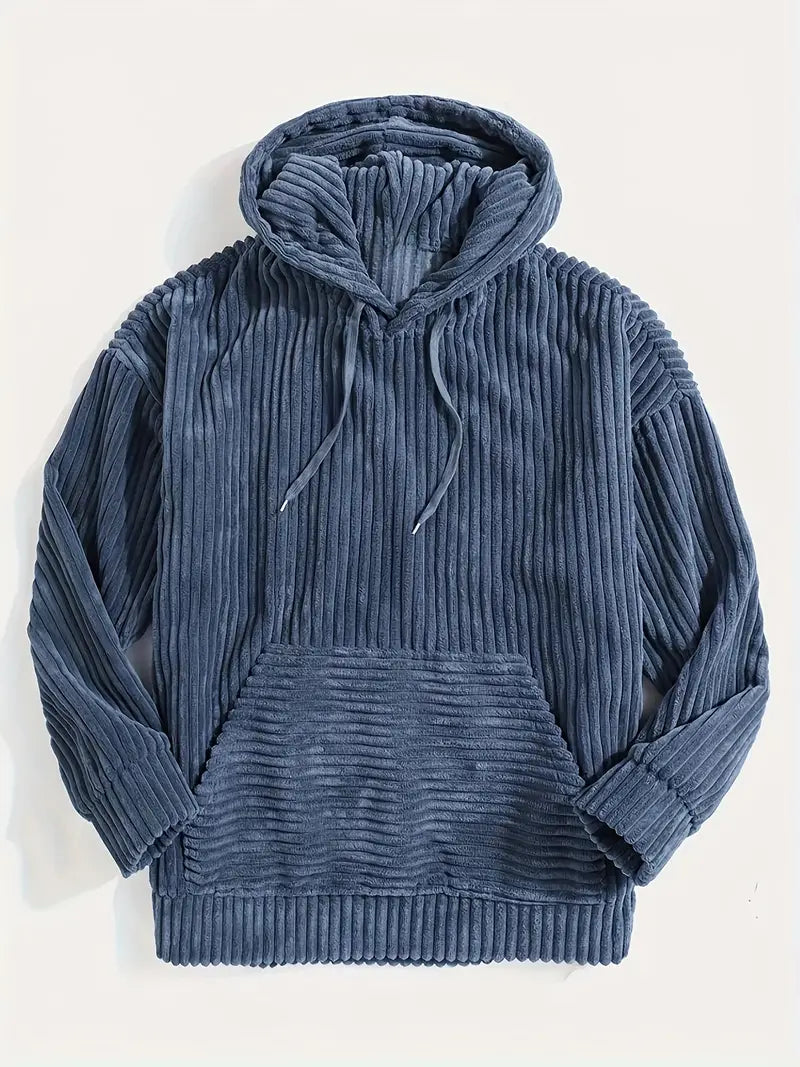 Valenzora | Corduroy Hooded Pullover