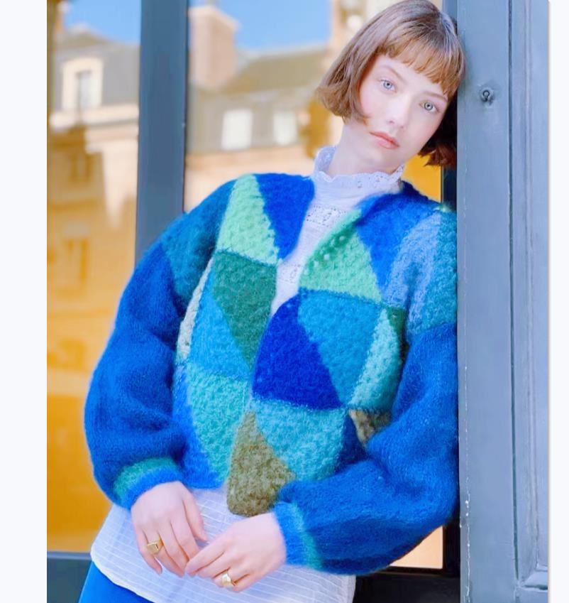 Colorful knit sweaters