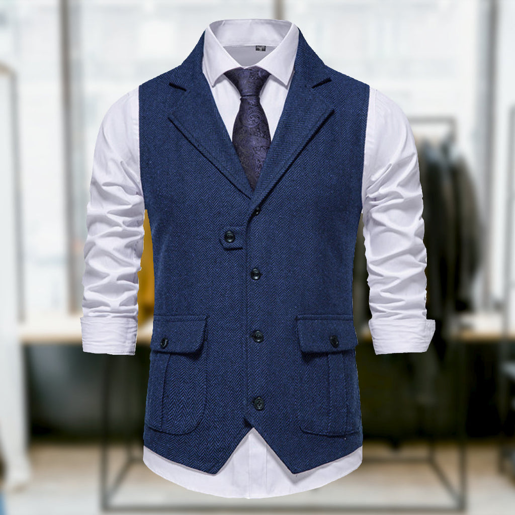Valenzora | Classic Retro-Style Vest with Pockets