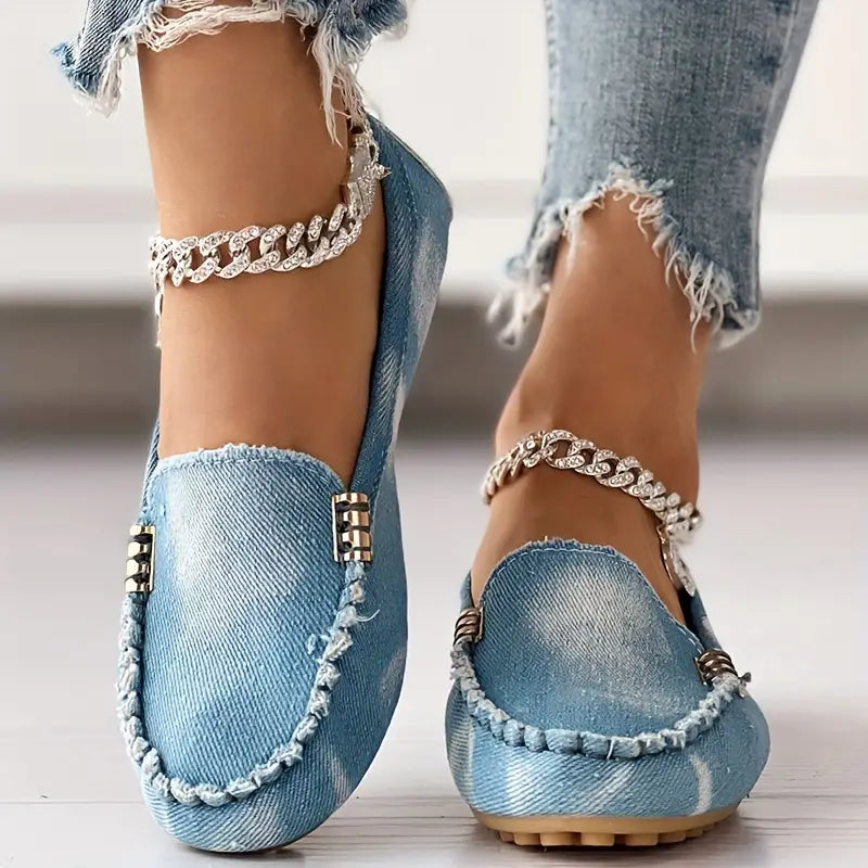 Valenzora | with denim design and relaxed fit For women