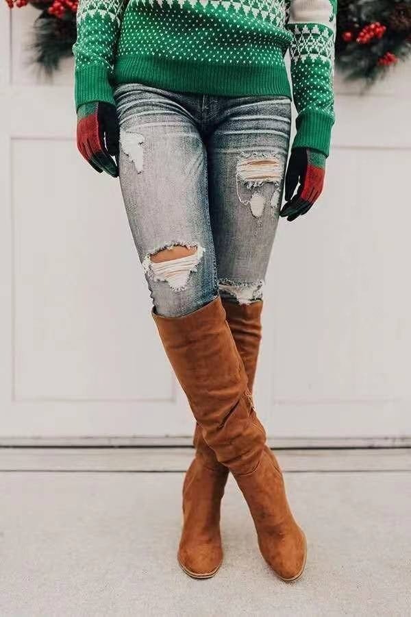 Valenzora | Elegant knee-length boots