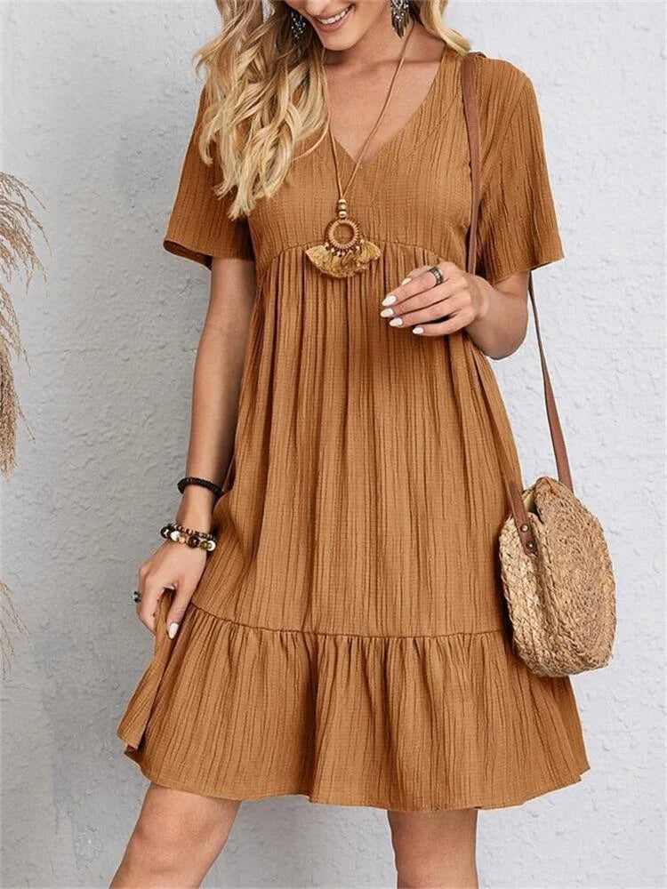 Verve | V-neck dress