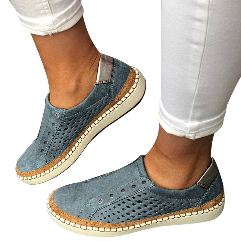 Valenzora | Breathable Vulcanized Perforated Lightweight Sneakers