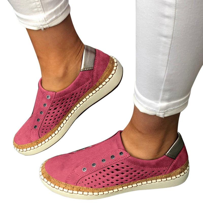 Valenzora | Breathable Vulcanized Perforated Lightweight Sneakers