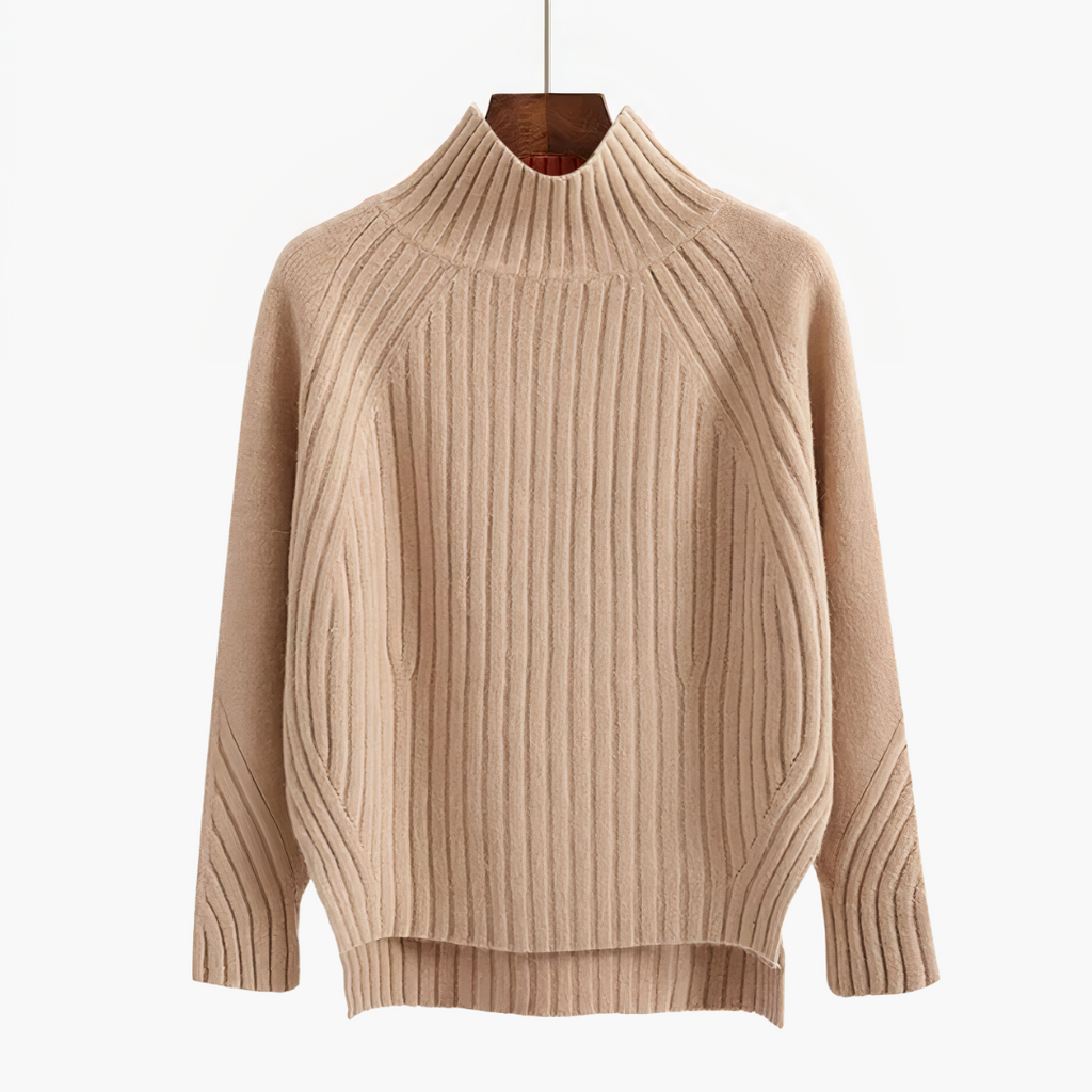 Valenzora | Pullover für Damen mit Rundhalsausschnitt aus Kuschelstrick