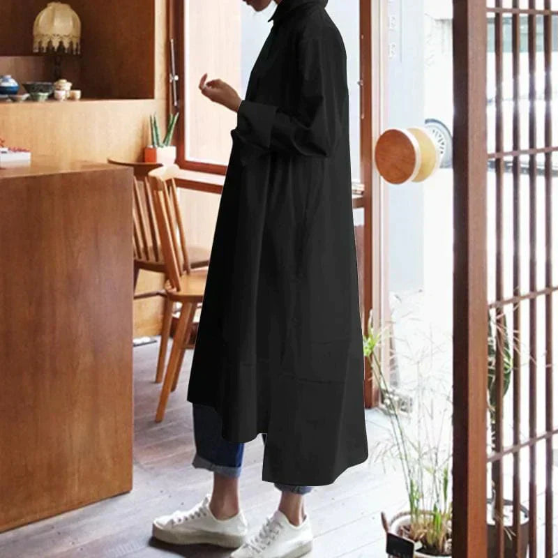 Valenzora | Oversized shirt dress