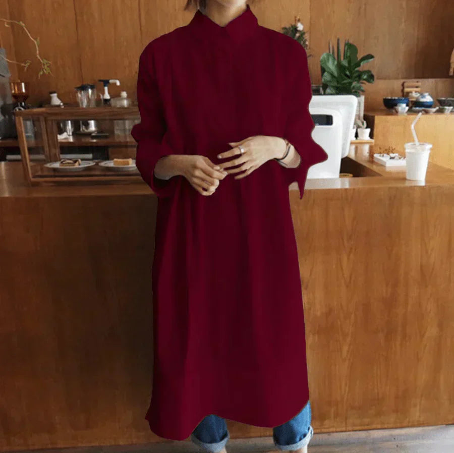 Valenzora | Oversized shirt dress