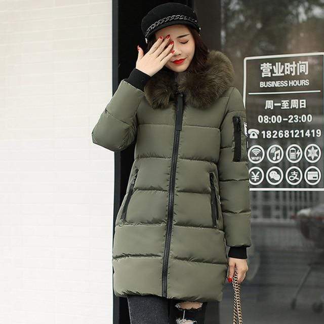 Einfache und stilvolle Winterjacke