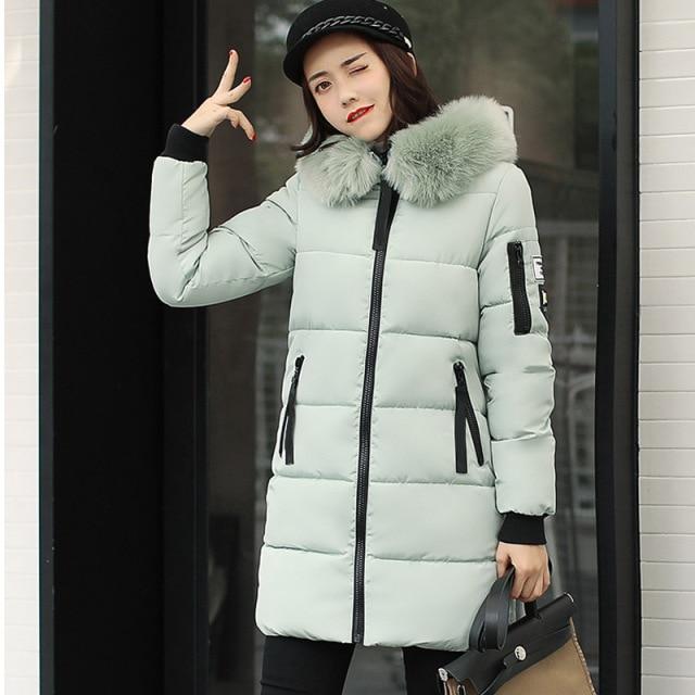 Einfache und stilvolle Winterjacke