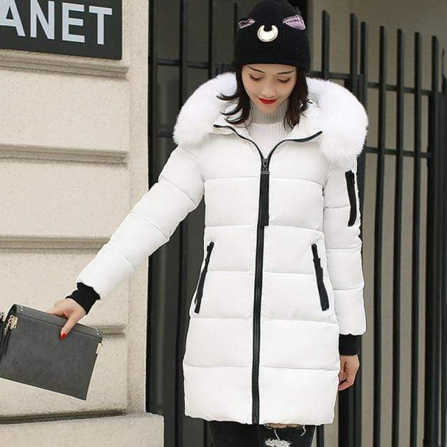 Einfache und stilvolle Winterjacke