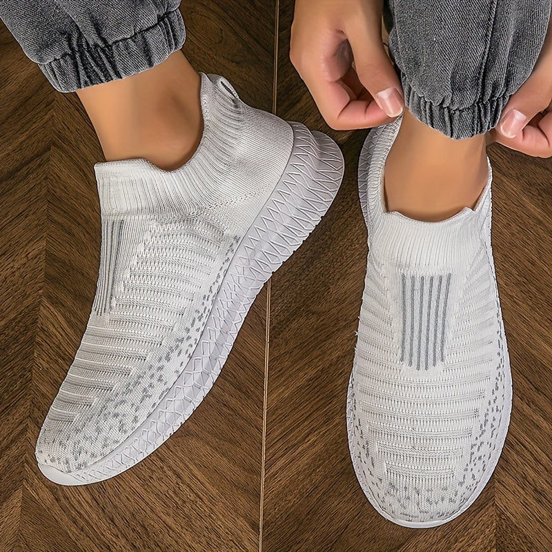 Valenzora | Breathable slip-on sneakers with knit upper