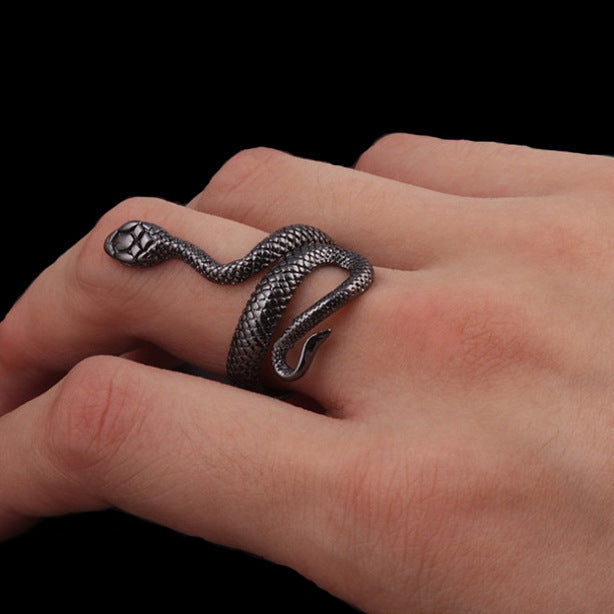 Valenzora | Adjustable snake ring made of cubic zirconia