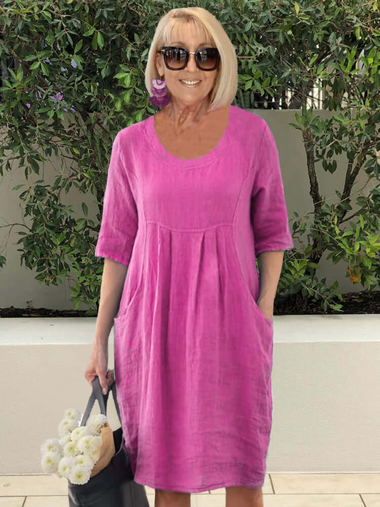 Valenzora | Pocket Beach Tunic Dress Plus Size