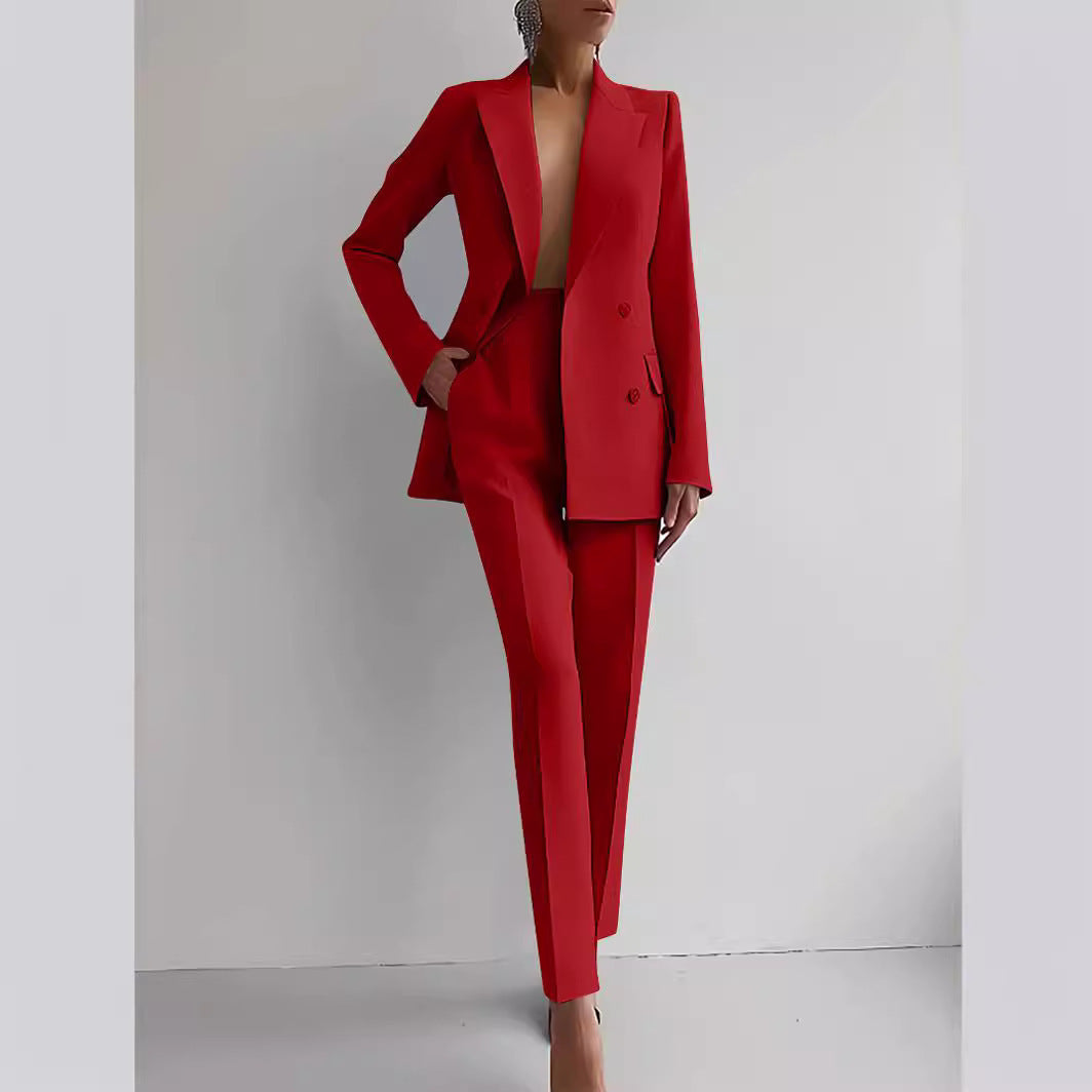 Valenzora | Stylish set consisting of an elegant blazer and elegant trousers