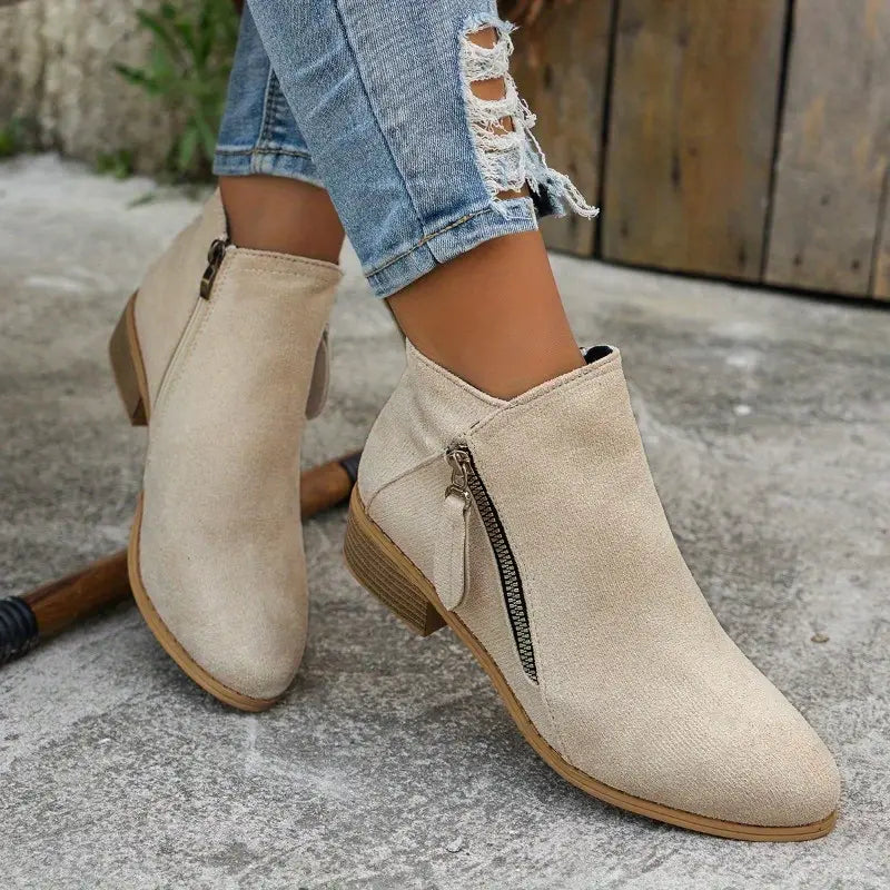 Valenzora | Boots Stylish design with practical zipper