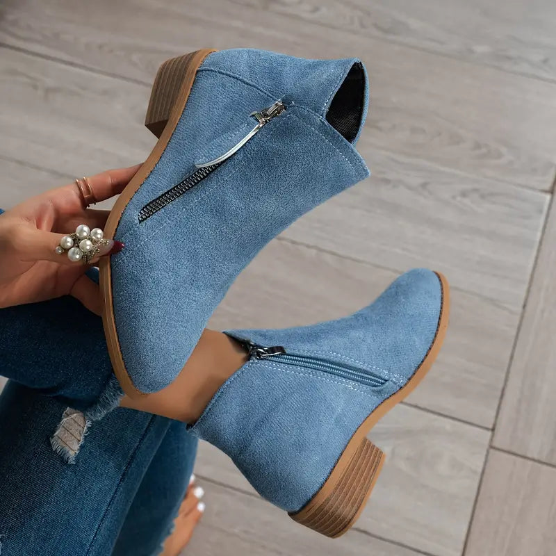 Valenzora | Boots Stylish design with practical zipper