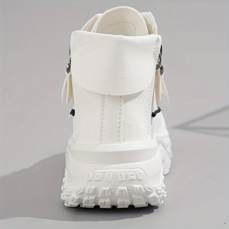 Valenzora | Lässige Plateau-Knöchelsneaker