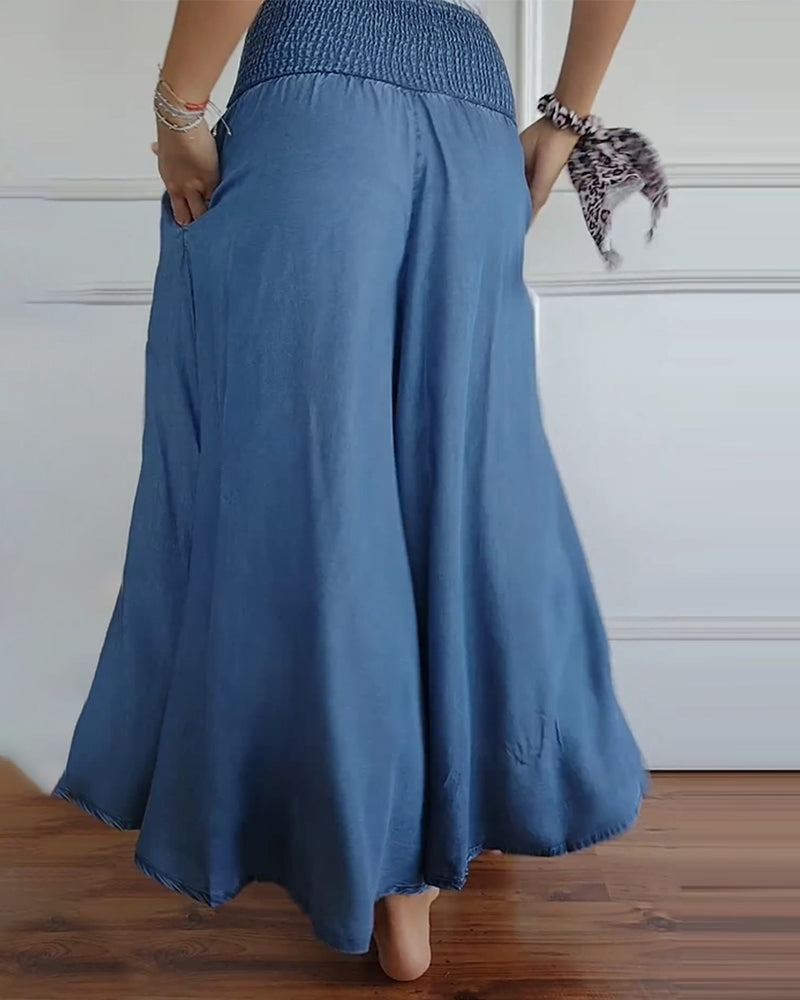 Valenzora | High-waisted baggy trousers for women