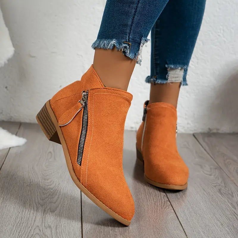 Valenzora | Boots Stylish design with practical zipper