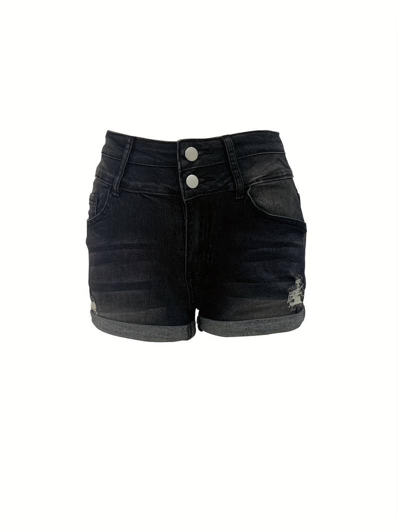 Valenzora | Spring/Summer Ripped Denim Shorts