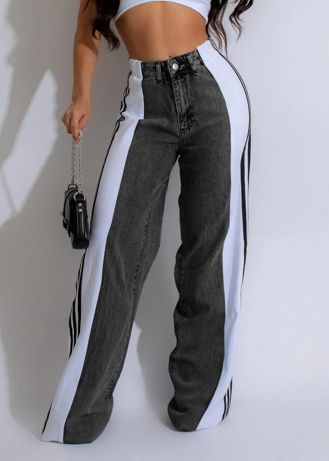 Valenzora | Wide-leg denim trousers