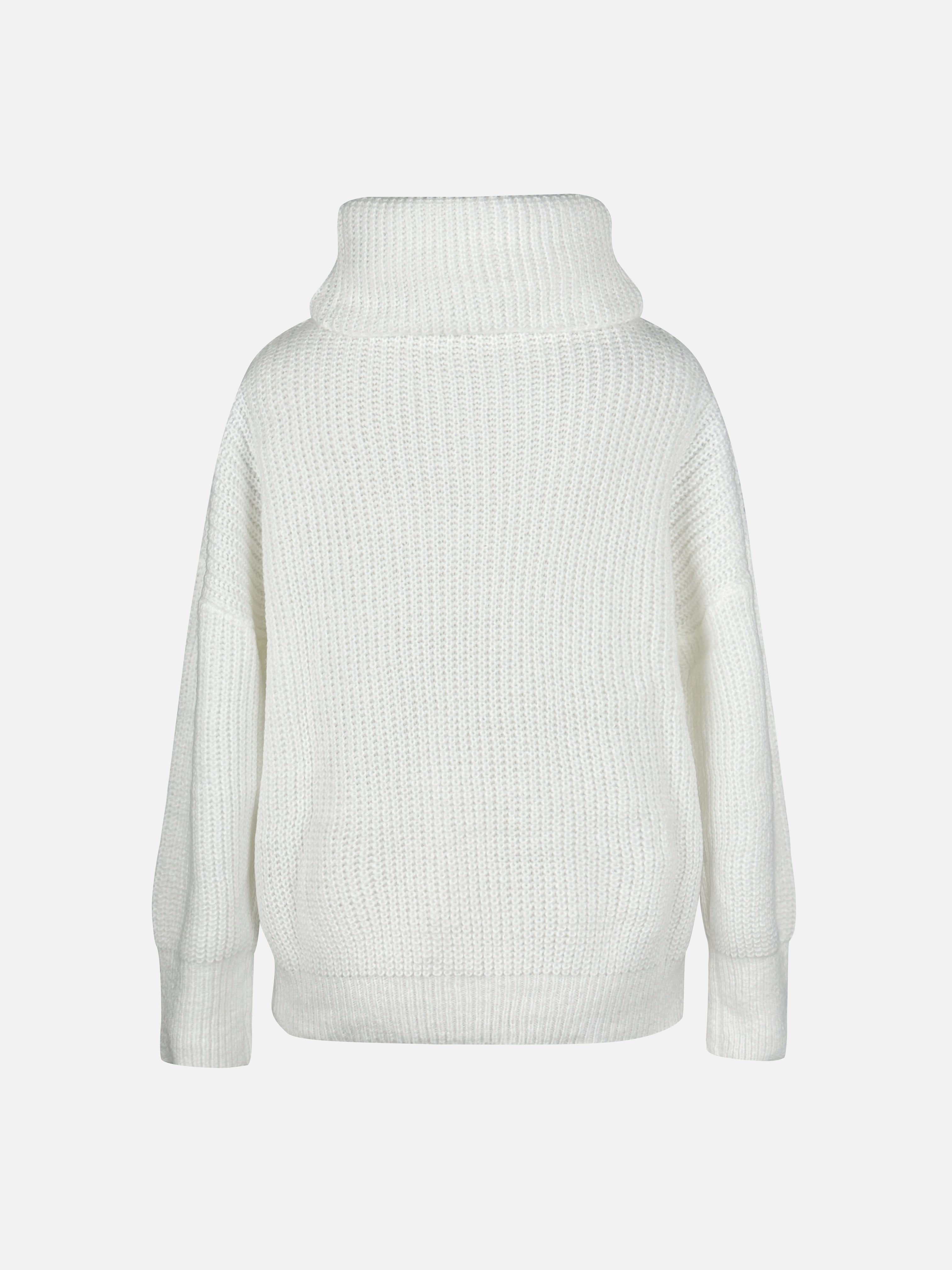 Valenzora | Damen Rollkragenpullover mit Knopfdetails