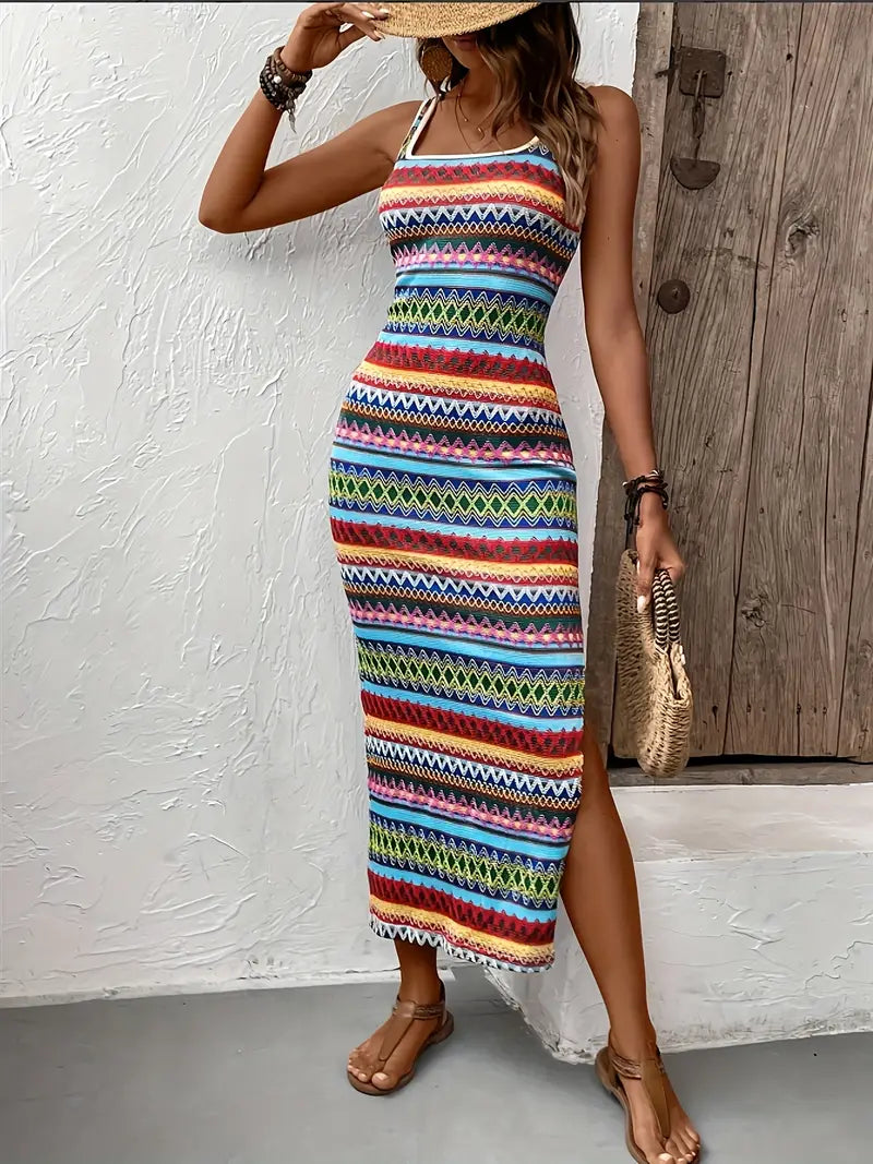 Valenzora | Lively knitted dress for women