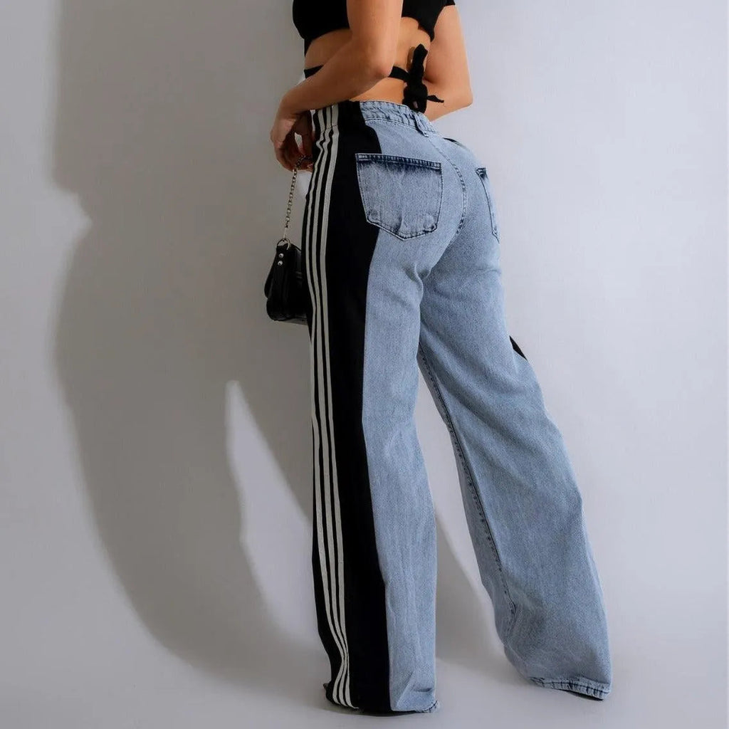 Valenzora | Wide-leg denim trousers