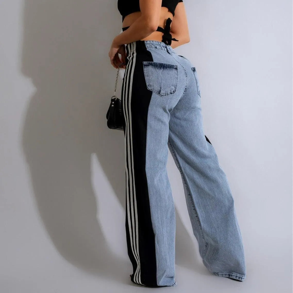 Valenzora | Wide-leg denim trousers