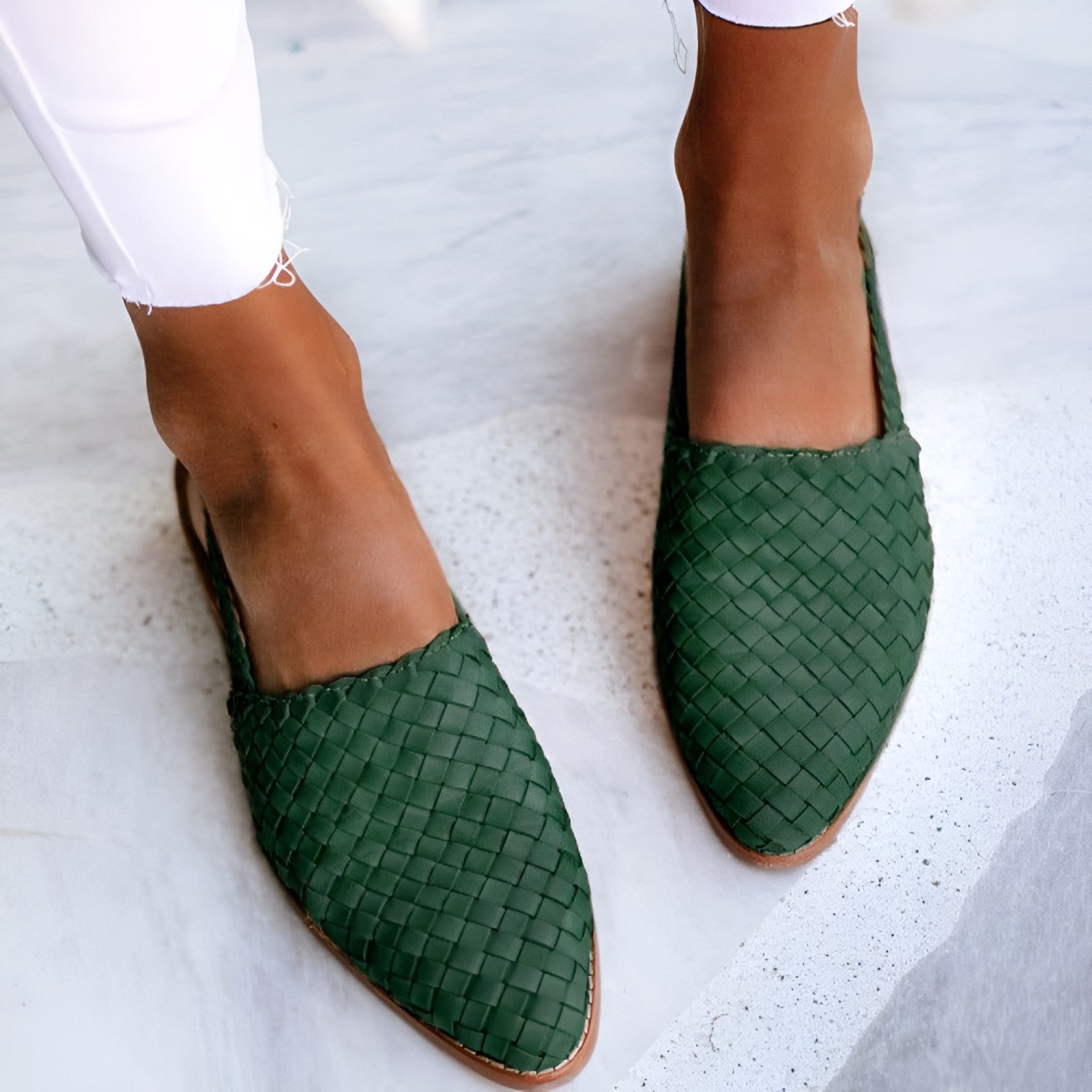 Valenzora | Elegant Orthopedic Braided Sandals