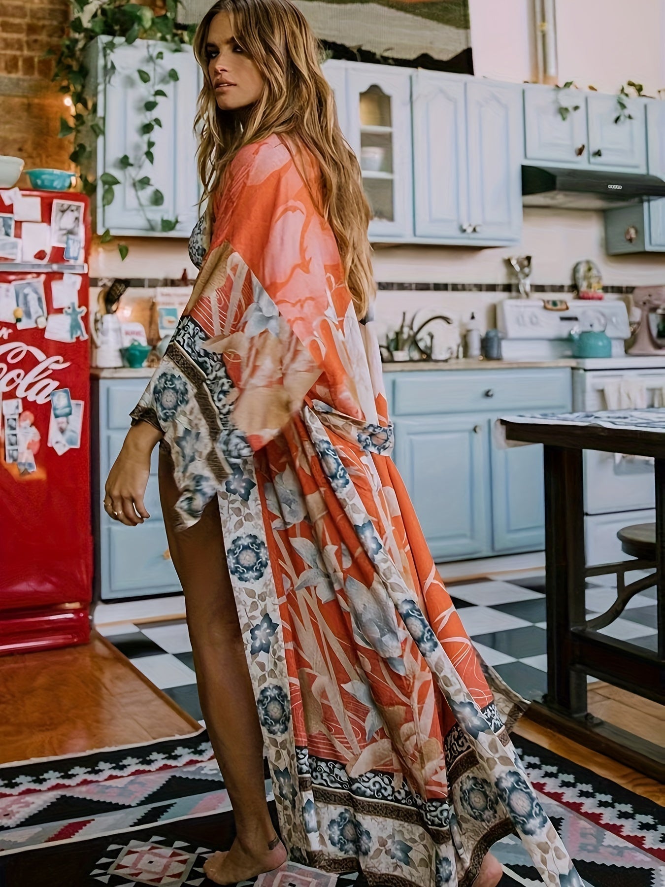 Valenzora | Printed, Kimono-Inspired, Stylish Beach Wrap
