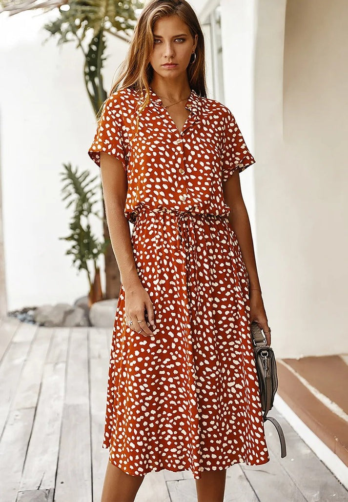 Valenzora | Fließendes Boho-Kleid
