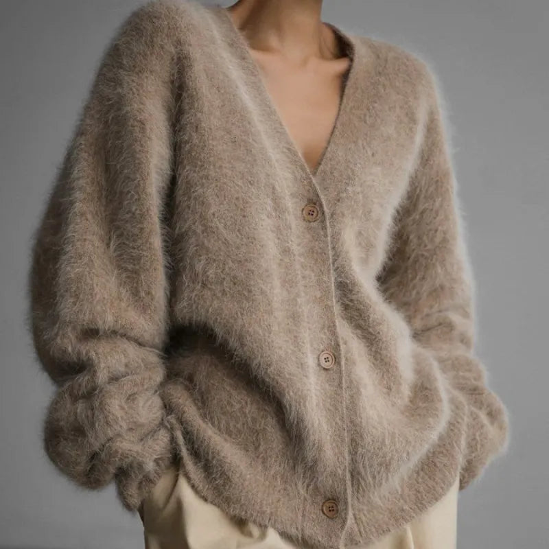 Valenzora | Luxuriöser Kaschmir-Cardigan für Damen | Couture Strickweste