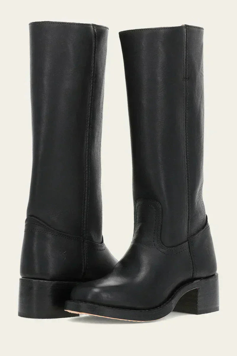 Valenzora | Leather Long Boots for Women