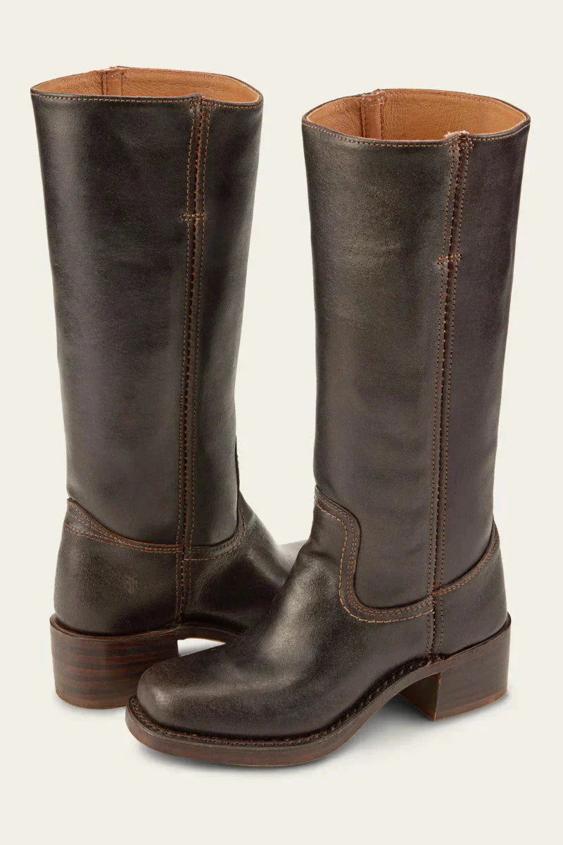 Valenzora | Leather Long Boots for Women