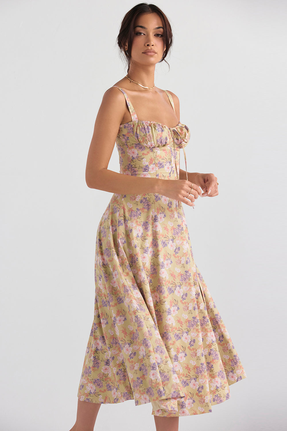 Floral corset dress