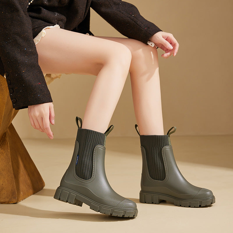 Valenzora | Gummistiefel - Wasserdicht mit rutschfester Sohle, perfekt für regnerisches Wetter